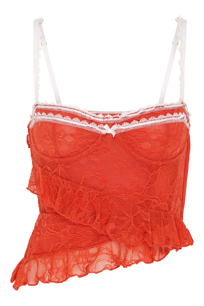 TANYA CORSET - CHILLI RED | WILD LOVERS X UO OUT FROM UNDER