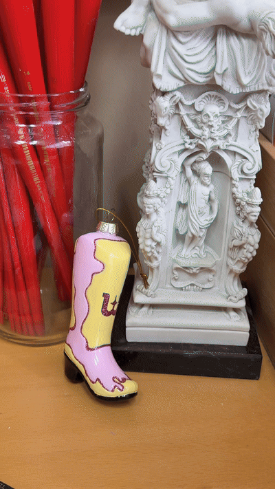 COWGIRL BOOT | CHRISTMAS ORNAMENT