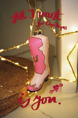 COWGIRL BOOT | CHRISTMAS ORNAMENT