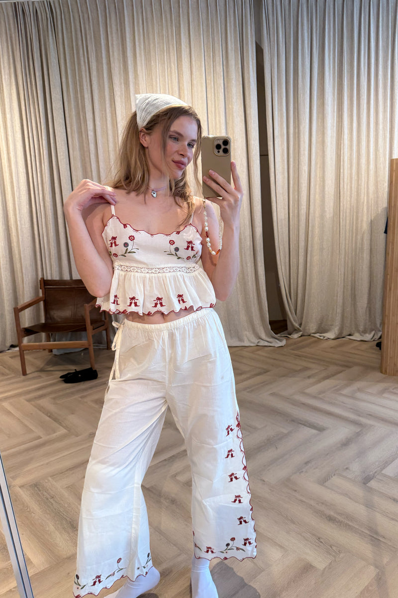MARIE PYJAMA TOP
