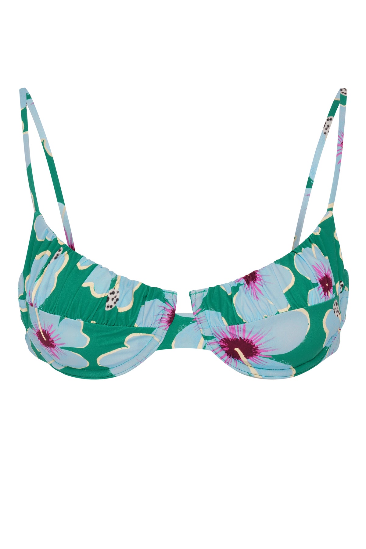 BLUE BELLE BIKINI TOP